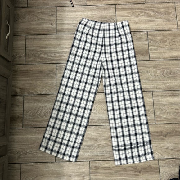 Princess Polly Womens Pants Size 6 Checkered Wide Leg High Rise - Picture 6 of 12